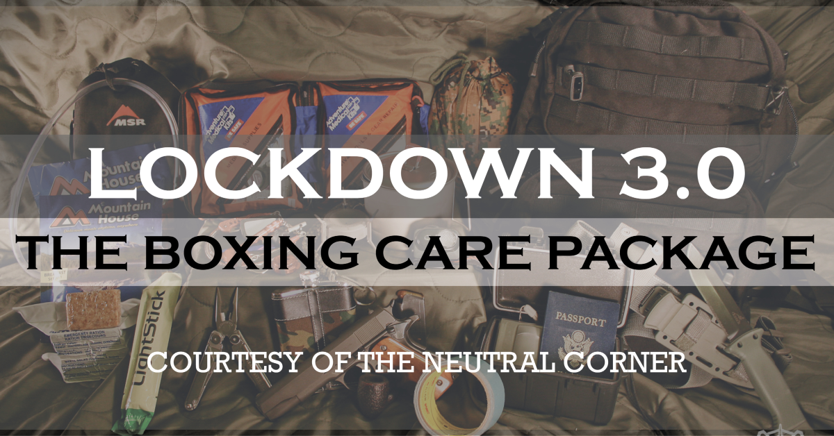 Lockdown 3.0 Boxing Survival Kit
